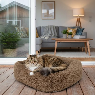 Lit pour Chat Forme ronde avec rebords surélevés