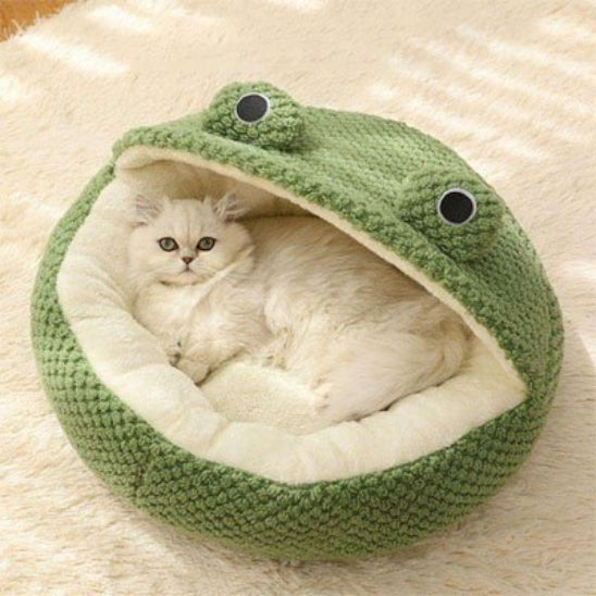 Niche pour chat Intérieur en peluche moelleuse