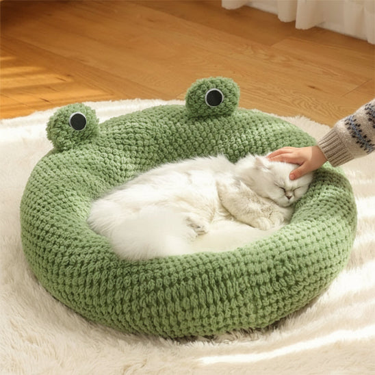 Niche pour chat Revêtement extérieur en tricot vert